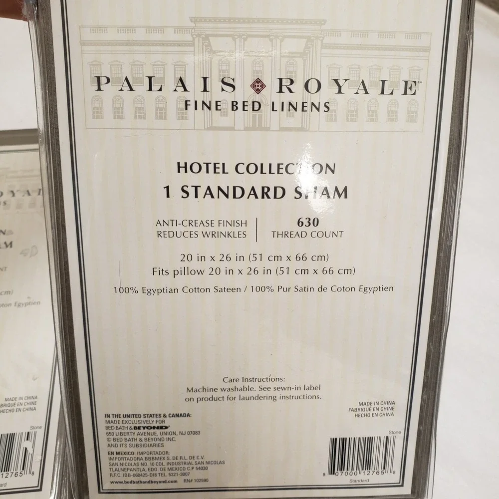 New In Package X2 Barbara Barry Glassblock Stitch Quilted‎ Euro Pillow Sham Pair